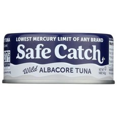세이프 캐치 - 야생 알바코어 참치 통조림 - 142g Safe Catch - Wild Albacore Tuna Canned - 5 oz., 1개