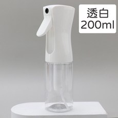 日日好物 GOODAY 高壓連續噴霧瓶 超細水霧 透白款200ml/300ml 食品級PET材質, 噴霧瓶－透白款(200ml), 1個