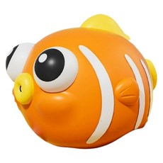 舒壓爆眼海洋捏捏樂 - 趣味解壓玩具，柔軟材質，爆眼設計，舒緩壓力，親子互動, 小丑魚, 1個