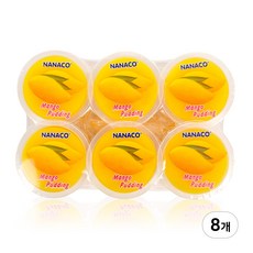 나나코 망고 푸딩 컵젤리 6개입, 648g, 8개