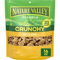 Nature Valley 크런치 오트 & 허니 그래놀라 16 oz, Oats & Dark Chocolate, 16 Ounce (Pack of 1)