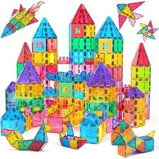 Jasonwell 60pcs 자석 블록 자기 자석 구조 자석 블록 어린이 교육 완구 소녀 소년 일본어 버키지 자석 입체 퍼즐 게임 모델 DIY 쌓기 블록 키즈 생일 크리스마스, 1개, 상세페이지 참조