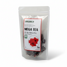 메가티 유기농 히비스커스 삼각 15티백 5개, 15개입