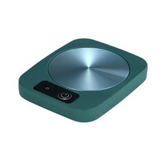 컵 워머 머그잔 히터 커피 컵 워머 220V 우유 차 물 난방 패드 따뜻한 매트 일정한 온도 코스터, EU Plug, Green No Cup