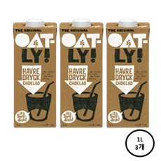오틀리 오트 드링크 초콜릿, 3개, 1L