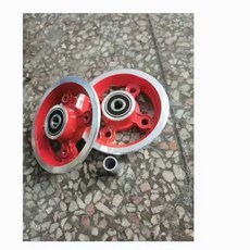 전동킥보드 통타이어 바퀴 8인치 200x50, 8인치 앞바퀴 허브 세트, 1개, 8인치 앞바퀴 허브 세트