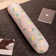 롱쿠션 대형 여름 푹신한 쿠션 안고자는 베개 바디필로우, 13. 순면 딸기 다이어리
