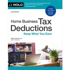 (영문도서) Home Business Tax Deductions: Keep What You Earn Paperback, NOLO, English, 9781413332216