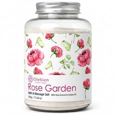 올레비엔 로즈가든 바스 앤 마사지솔트, 500g, 1개