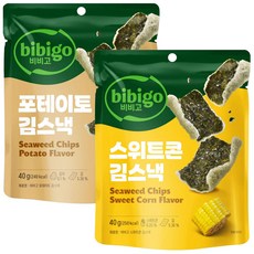 CJ제일제당 비비고칩2종(스위트콘 + 포테이토) /전통 김부각을 스낵으로 바삭하게/간식/안주, 상세설명, 1개