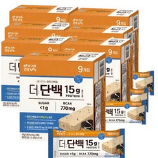 빙그레 더단백 단백질바 프로틴 마일드바 아몬드쿠키(50g 9개입 ), 450g, 7세트