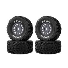 RCAWD 사전 접착 12mm 육각 휠 및 타이어 세트 1/16 Arrma Mojave Grom ARA2104 ARA2304 ARA2304S 시리즈 업그레이드 부품 블루 31, 그레이