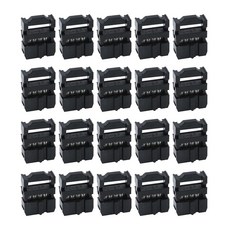 ANTRADER 플랫 리본 케이블용 2X6 FC-12P IDC 로우 2.54MM 20세트 소켓 커넥터 암 듀얼, 8 Pin, 20pcs