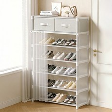 다기능 다단 신발장 / 신발 수납 정리대, 6개, 업그레이드 서랍형
