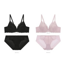 게스언더웨어 속옷 노와이어 풀레이스 브라SET 2종1택 GEW212 GSX839 ECG008