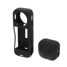 Briny River Insta360 X5와 호환되는 카메라 렌즈 캡 및 보호 케이스 2개 224278