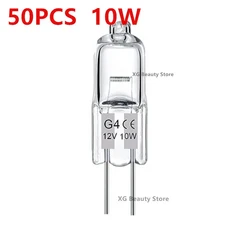 10/50/100PCS G4 12V 10W 20W LED 램프 전구 에코 할로겐 캡슐 삽입 비즈 크리스탈, 05 G4 50PCS 10W