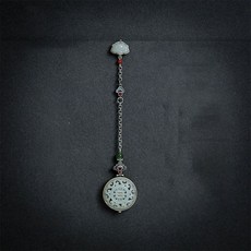 精奢銀匠 原創國潮風旗袍壓襟 精緻掛件胸針 漢服茶服流蘇 復古中式吊墜飾品, 古風胸襟, 古風胸襟