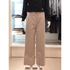 비꼴리끄 울 뒷밴딩 세미 와이드 팬츠 B254WS1060_s 656483