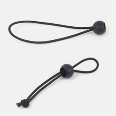 투행 15cm 매듭끈 1P 방울고무줄, 화이트, 화이트, 1개
