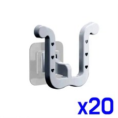 필수용품 무타공 실내화 안정적인 구멍없는 x20개 슬리퍼 화장실 욕실 슈즈렉 BWF4D20E, 블랙, 1개
