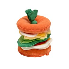 MewooFun 喵乎汪也 藏食互動玩具 可拆卸 漏食藏食玩具, 1個, 漢堡