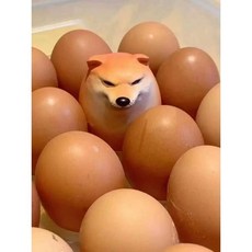 시바견 알 시바달걀 피규어 장식용품