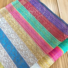 자카드 롱 발 ( 현관문발 식당 가리개 레트로 소품 인테리어 벽장식 문발 창문발 업소용 커튼 )