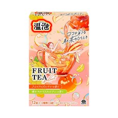 온포 입욕제 아소트 과일 티 셀렉트 12정입 탄산 입욕제 무첨가 보습 탄산탕