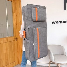 하드케이스 케이스 디지털 이동식 피아노 캐리어, 1개, 기본 색상, 연그레이 PSR-S775 S770