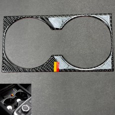 亮光真碳纖維 Carbon Fiber 真卡夢 水杯面板貼B款 帶德標 17-19 X166 GLS450 GLS550, 1個