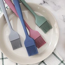 바인몰 국산 실리콘 미니 오일 브러쉬 김솔 요리솔 김밥솔, 그린