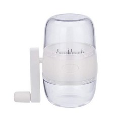 견과류 초퍼 그라인더 핸드 크랭크 피칸 액세서리 주방 멀티 초퍼 파쇄기 ABS 재료 2가지 색상 견과류 호두용, White