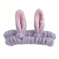 퍼플 세안 헤어밴드 머리띠 클렌징 헤어 밴드 악세사리 샤워 용 띠 스타 일링 턱 미용