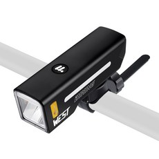 시그니처베이지 자전거 전조등 라이트 후레쉬 YPZ454, 1개, 블랙