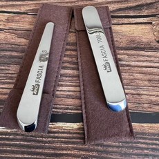 MUSCLE FASCIA TOOLS 筋膜刀 316不鏽鋼刮痧工具, 1個, 雙頭局部細節高效處理刀【送收納袋】,6mm厚
