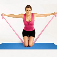 에스준 요가밴드 근력 스트레칭 초급용 라텍스밴드 2P, 2개, 랜덤발송