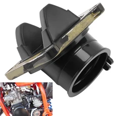 혼다 CR 125 1990-1995 16221-KZ4-700 용 오토바이 기화기 흡기 매니 폴드 블랙, 01 Black