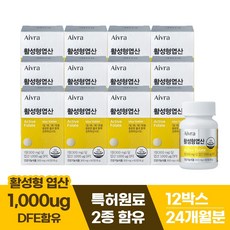 면역기능 임산부 고활성형엽산 12박스(24개월분), 12박스, 18g, 60정