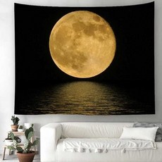 벽 가림막 포스터 둥근보름달 인테리어소품 3size