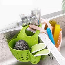 정리바구니 수납바구니 수납 박스 정리함 바스켓 부엌 싱크대 욕실 걸이형 바구니 목욕용품 정리, 상세페이지 참조, 1개