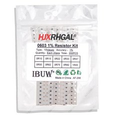 0603 SMD 저항기 키트 모듬 0402 1ohm 1M 1 33 값 X 20PCs =, 18 2010 80Value 800PCS