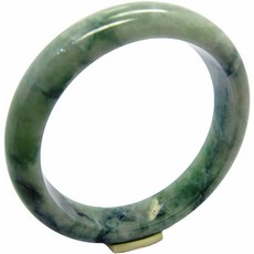 小樂珠寶 翡翠手鐲 晴藍水伴綠花 A貨玉鐲 內徑57.3mm