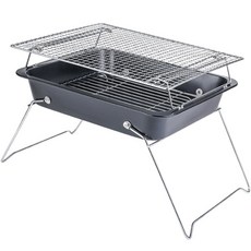 코멧 아웃도어 직사각 접이식 캠핑 화로대 대형 1개