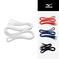 미즈노 야구화 끈(신발끈 줄 슈레이스)225-275cm 이상, 화이트M 250_270mm, 1개