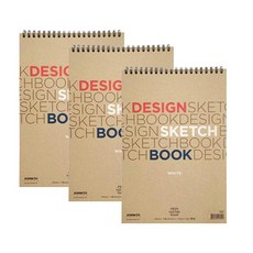 [원드림]삼원 아트스퀘어 디자인스케치북 백색 16절 200g 3개세트