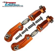 GPM 합금 알루미늄 + ARRMA 1/7 LIMITLESS TYPHON 6S BLX 버기 RC 자동차 부품 용 스테인레스 스틸 프론트, 04 오렌지