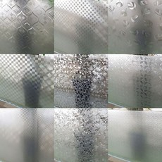 투명 윈도우 필름 28종 세트 인테리어 데코 자외선 차단 무점착 필름 adp*1177wj, 플라워-6693028