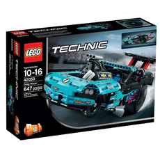 레고 42050 드래그 레이서, 혼합색상, 1개