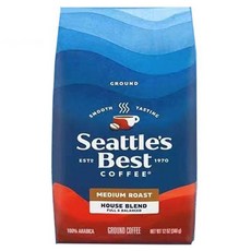 Nestle 네스프레소 시애틀스베스트 미디엄 로스트 그라운드 커피, 340g, 1개, 분쇄커피